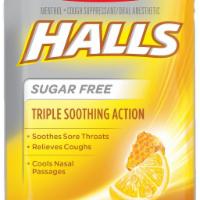 Halls Cough Drops Honey-Lemon 30 Each by Halls · Soothing Sore Throats*Relieves Cough*Cools Nasal Passages*.