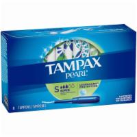 Tampax Pearl Tampons Super Absorbency Unscented 8 Each by Tampax · LeakGuard Braid protection helps stop leaks before they happen. Smooth removal layer for ama...