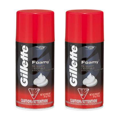Gillette Foamy Shave Foam Regular 11 Oz by Gillette · Simple. Honest. Classic. The rich, creamy lather of this shave foam spreads easily and rinses clean for that Foamy shave men have enjoyed for generations. With Comfort Glide formula.