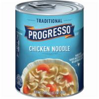 Progresso Traditional, Chicken Noodle Soup, 19 Oz ·   Enjoy one of your favorite comfort foods with Progresso Traditional Chicken Noodle Soup. M...