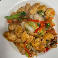 Chicken Stir Fry   · Served with jasmine rice.