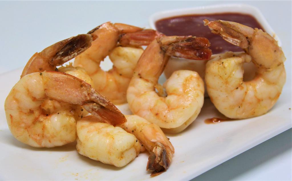 Sauteed Shrimp · Sauteed in butter and old bay. Served with cocktail sauce.