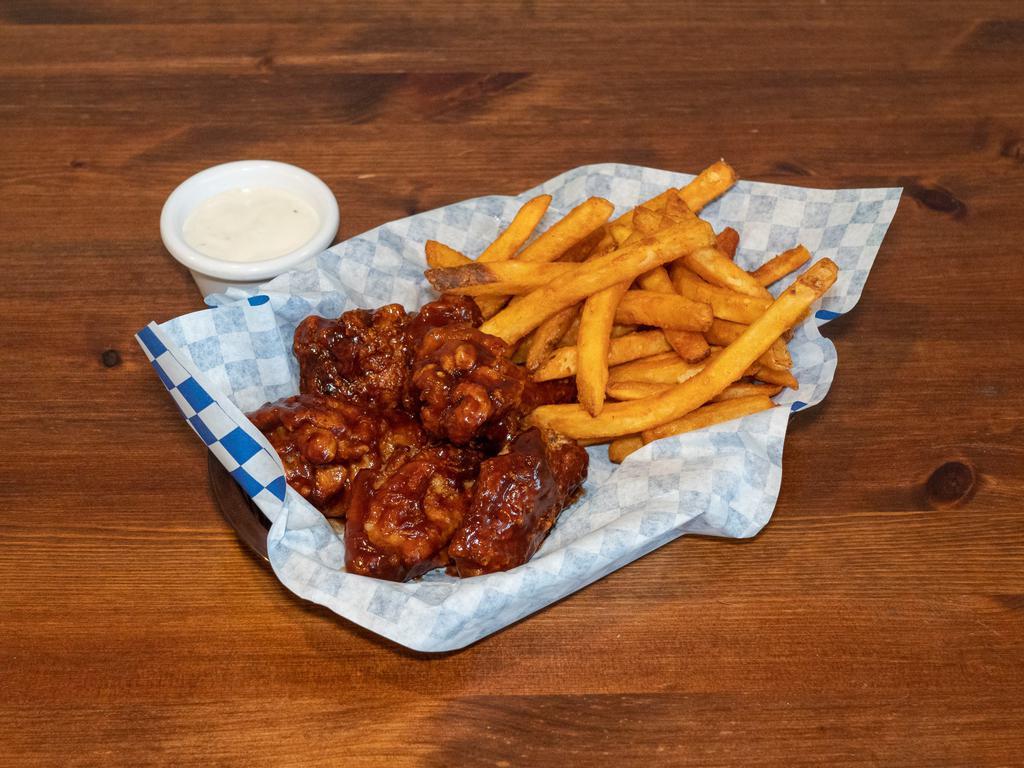 Wing Combos · Served with french fries.