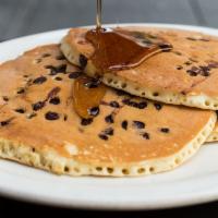 Flavored Pancakes · Blueberry or chocolate chip pancakes