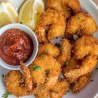 Jumbo Fried Shrimp · 5 pieces. Our store finest jumbo battered and fried shrimps served with tartar sauce or ranc...