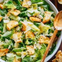 Caesar Salad · Crispy romaine lettuce, croutons, and imported Parmesan cheese with Caesar dressing. Add gri...