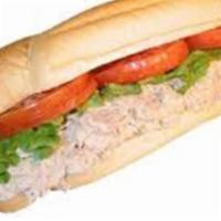 Tuna Classic Specialty Sandwich · Homemade tuna, lettuce, and tomatoes.
