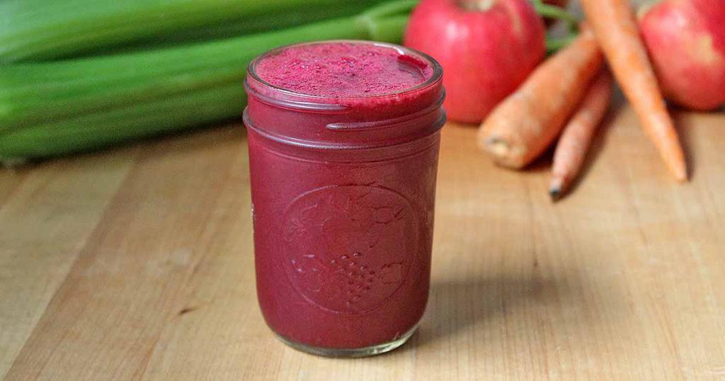 #10. Detox · Carrots,celery, cucumber and beets.