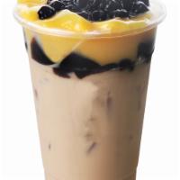 Earl Grey Milk Tea with 3J’s · With pearls, pudding and herbal jelly