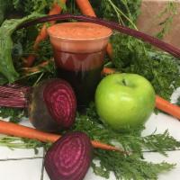 3. Carrot, Beet and Apple Juice · Zanahoria, remolacha y manzana.