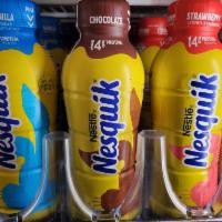 Nestle (Nesquick) · Choose your flavor in instructions ( Vanilla, Chocolate, Strawberry)