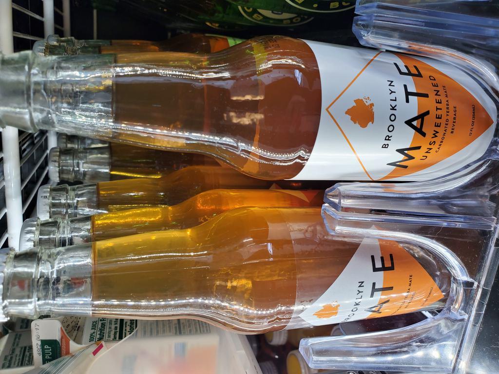 Brooklyn Mate (12 oz bottle) · carbonated Yerba mate beverage 