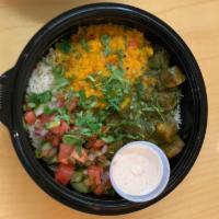 Saag Paneer · Cubes of farmers cheese braised in a dreamy, creamy stew of fresh spinach, garlic, ginger an...