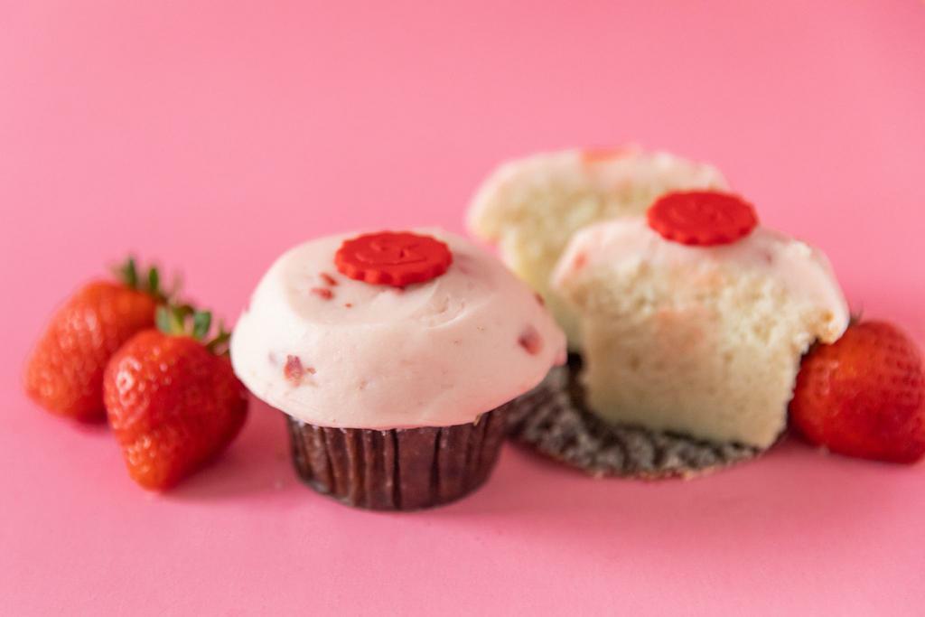 Skinny Strawberries and Cream · Under 200 calories. Sugar free vanilla cake with low sugar strawberry buttercream frosting.