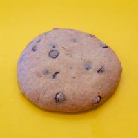 Gluten Free Vegan Cookie · A delicious blend of gluten free flours, carob chips, vanilla and soy milk.

