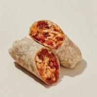 Pret's Chicken Parm Hot Wrap · Grilled chicken tossed in Rao's marinara sauce and topped with red peppers, crispy onions, p...
