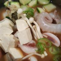 Doenjang Jjigae · Soybean Paste Soup with Seafood or Chadol(brisket)