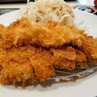 Tonkatsu · pork cutlet w/ rice 돈까스
  