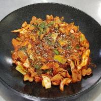 Gopchang Bokkeum · spicy beef intestine stir-fry