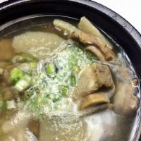 Galbi Tang · Beef rib soup with rice. It made primary from beef short ribs along with radish and noodle. ...