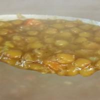 Soup Of the DAY · Lentil Soup %100 Vegan  served with one Pita Bread