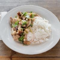 Pata Yum Gai Zabb · grilled marinated chicken with north eastern style thai chili sauce 
~New York Times Recomme...