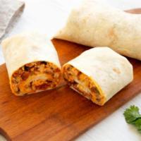 Egg White and Cheese Wrap · Breakfast wrap made with 2 cooked egg whites and American cheese.