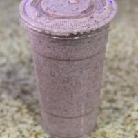 15. Summer Slim Smoothie ( top seller) · Blueberry, banana, peanut butter, honey and soy milk. (Whey protein .
Or plant based )