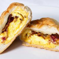Bacon and Eggs Sandwich · Served on choice of bread.