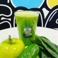 Green Detox Juice · Apples, cucumber, celery, spinach. 