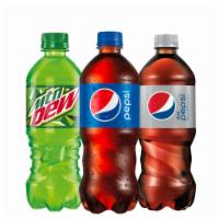 Pepsi Soda - 20oz Bottle · Select a delicious and refreshing Pepsi 20oz soda to complete your meal.
