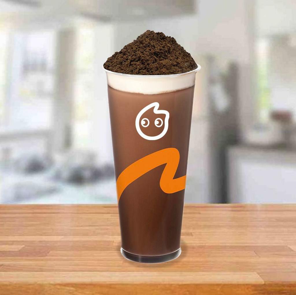 Oreo Chocolate · NEW: Rich chocolate milk topped with salty cheese foam made with Himalayan salt and topped with Oreo crumbs. Caffeine-free.