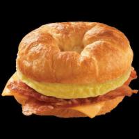 Bacon, Egg and Cheese Sandwich · Cured pork. 
