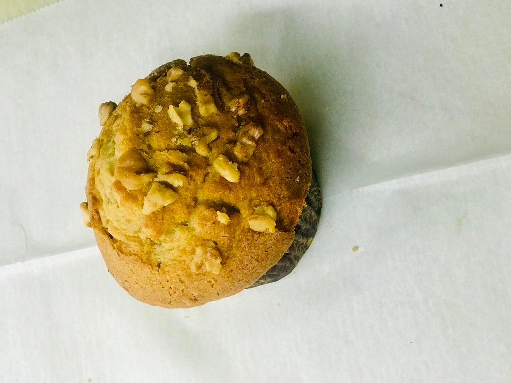 Banana Nut muffin · The yogurt gives our muffins a deliciously moist texture. The finest ingredients excite the pallet.