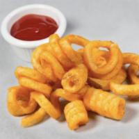 Curly Fries · Hot and seasoned spicy curly fries 🍟