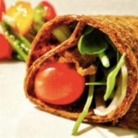 Mozzarella Wrap · Red Roasted peppers with Fresh Mozzarella Cheese and Breaded Chicken Cutlet Wrapped in Tomat...