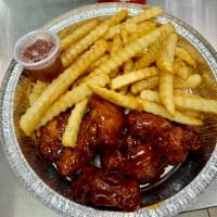 Wings combo · 6 wings French fries and can soda