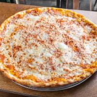 1. Cheese Pizza · Mozzarella and homemade marinara sauce.