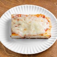 22. Sicilian Square Pizza · Double dough, mozzarella cheese, homemade marinara sauce, Parmesan cheese. Each additional t...