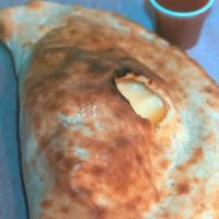 Meat lovers calzone  · Mozzarella cheese,ricotta cheese,pepperoni,sausage,bacon and on the side Homemade marinara s...