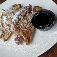 French Toast · maple syrup & whipped cream 