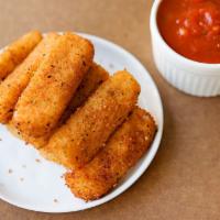  Mozzarella Cheese Sticks · Battered Thick Cut Mozzarella Sticks, Deep Fried To a golden crispy and served with a side o...
