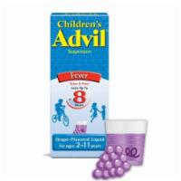 Children's Advil 4oz  · Children's Advil fever reducer and pain reliever reduces fever and relieves minor aches and ...