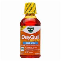 DayQuil Severe Cold & Flu · This combination medication is used to temporarily treat cough, stuffy nose, body aches, and...