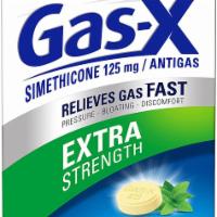 Gas-X Extra Strength Peppermint Creme 18ct · This product is used to relieve symptoms of extra gas such as belching, bloating, and feelin...