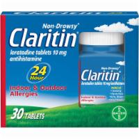 Non-Drowsy Claritin 30ct · This medication is an antihistamine that treats symptoms such as itching, runny nose, watery...