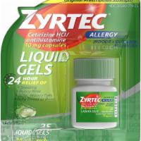 Zyrtec 25ct · Cetirizine is an antihistamine used to relieve allergy symptoms such as watery eyes, runny n...