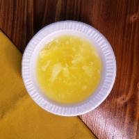 Egg Drop Soup  · Soup that is made from beaten eggs and broth.