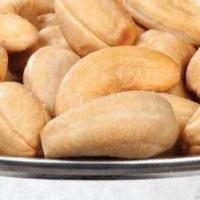 Cashews  · 10 oz gourmet salted cashews 
Best tasting!!
