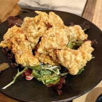 Chicken Karaage · Japanese cooking technique in which chicken is deep-fried in oil.